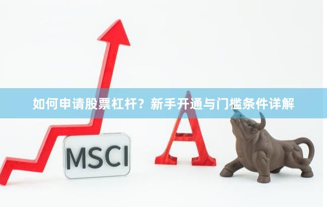 如何申请股票杠杆？新手开通与门槛条件详解